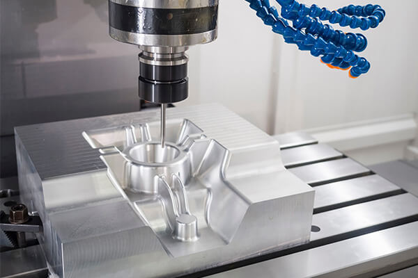 CNC machining of an injection mold shown in the OPINOX portfolio