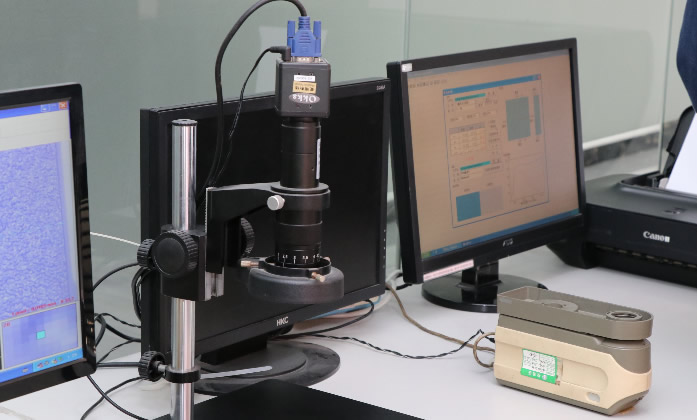 Optical inspection equipment and monitors in the OPINOX original website archive