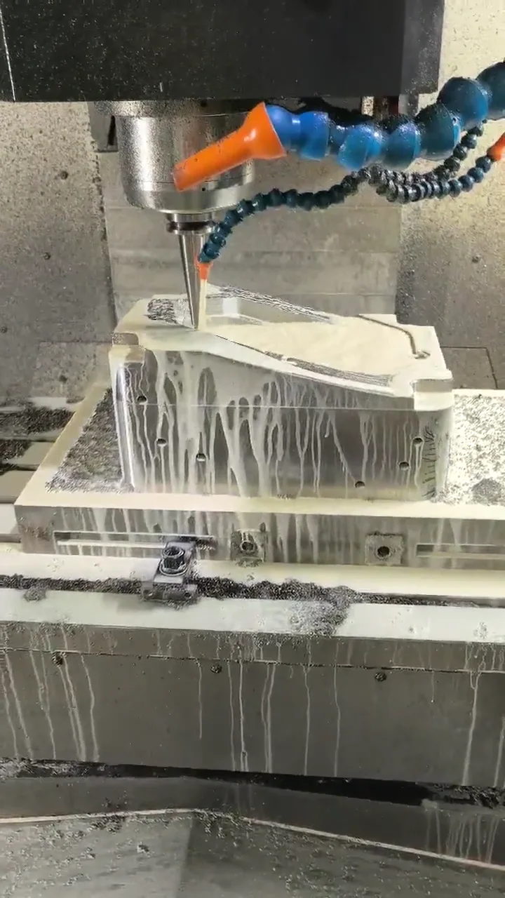 Coolant-assisted CNC cutting